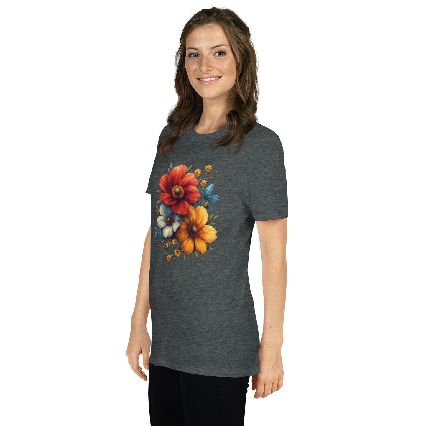 Flower Short-Sleeve Unisex T-Shirt