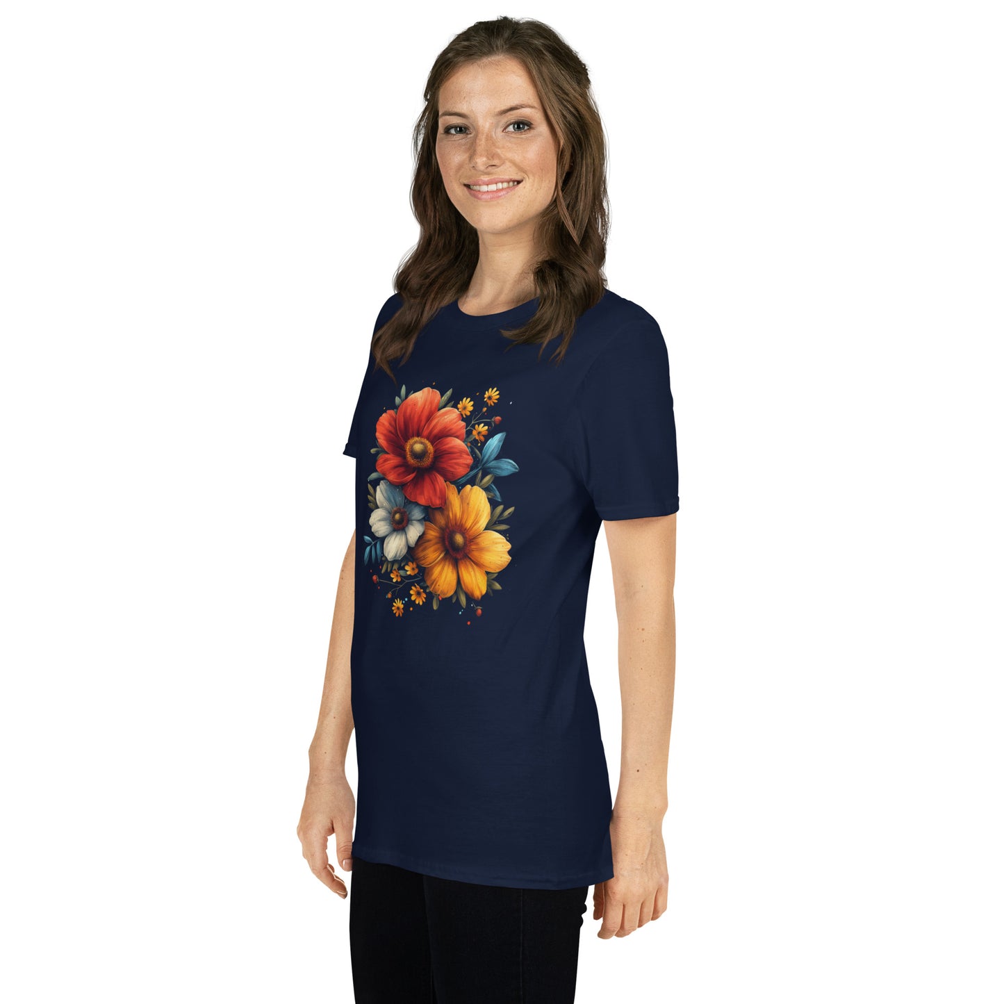 Flower Short-Sleeve Unisex T-Shirt